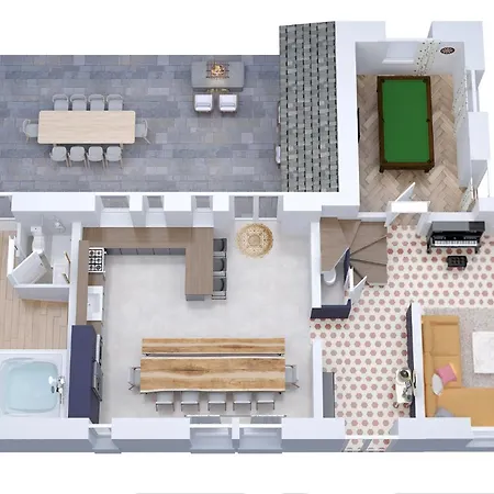 Dom wakacyjny Maison Adeli - Spa- Brasero-billard- Netflix-wifi *