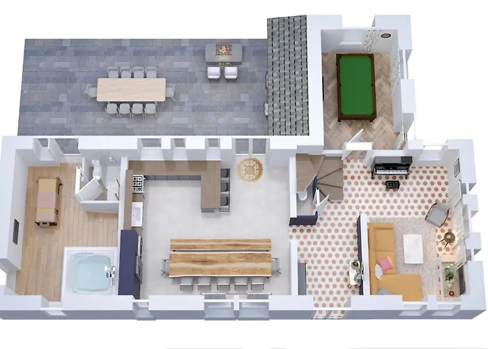 Holiday home Maison Adeli - Spa- Brasero-billard- Netflix-wifi *